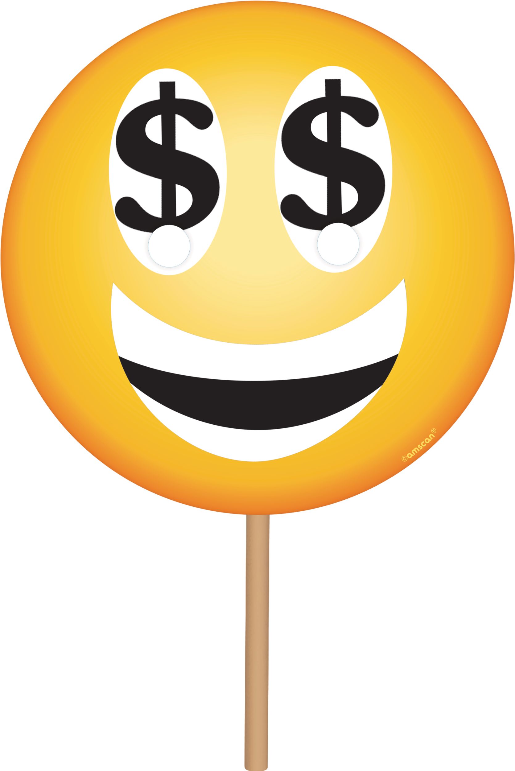 Smiley Birthday Party Photo Booth Decoration Kit, 17-pc Front_Flat