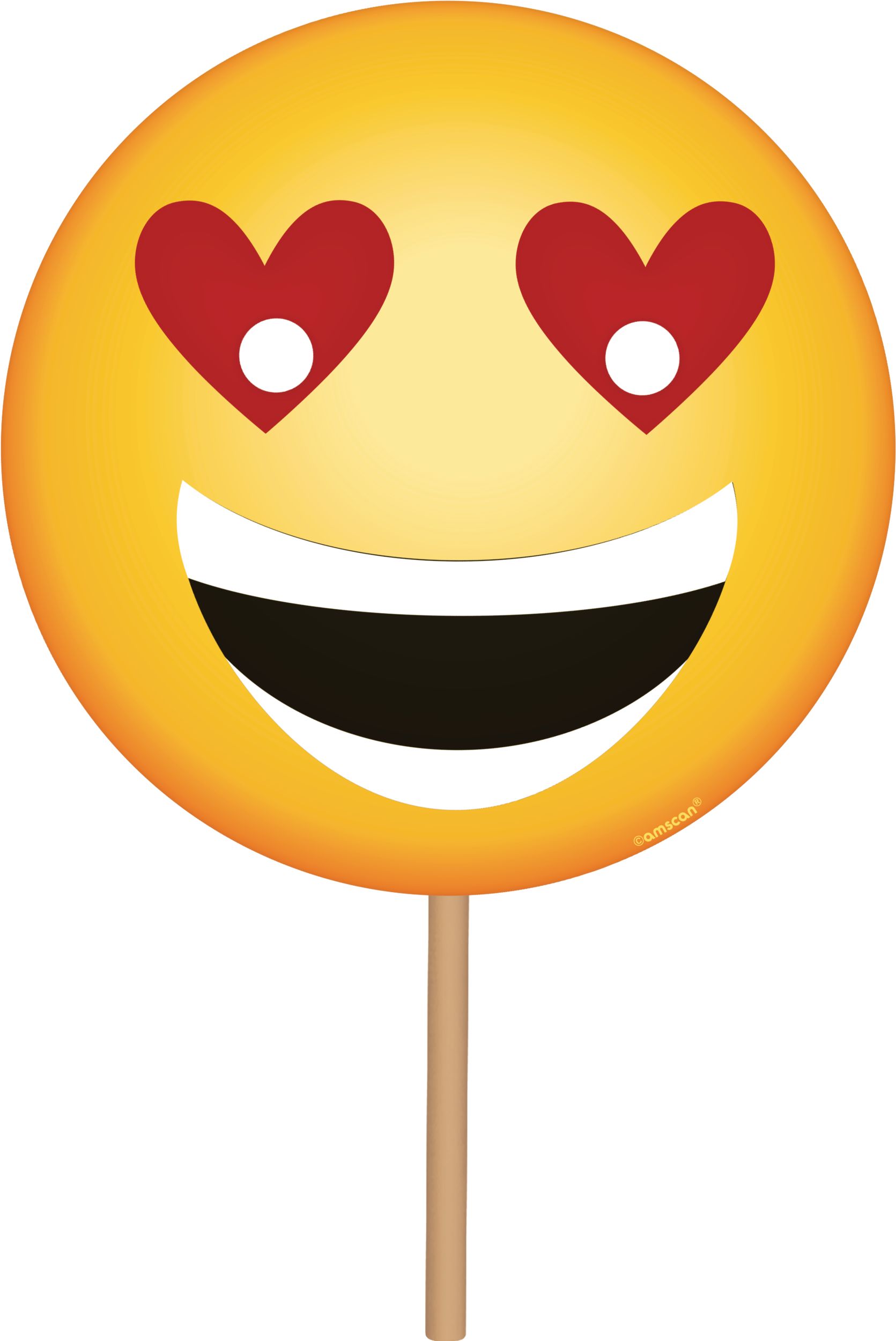 Smiley Birthday Party Photo Booth Decoration Kit, 17-pc Front_Flat