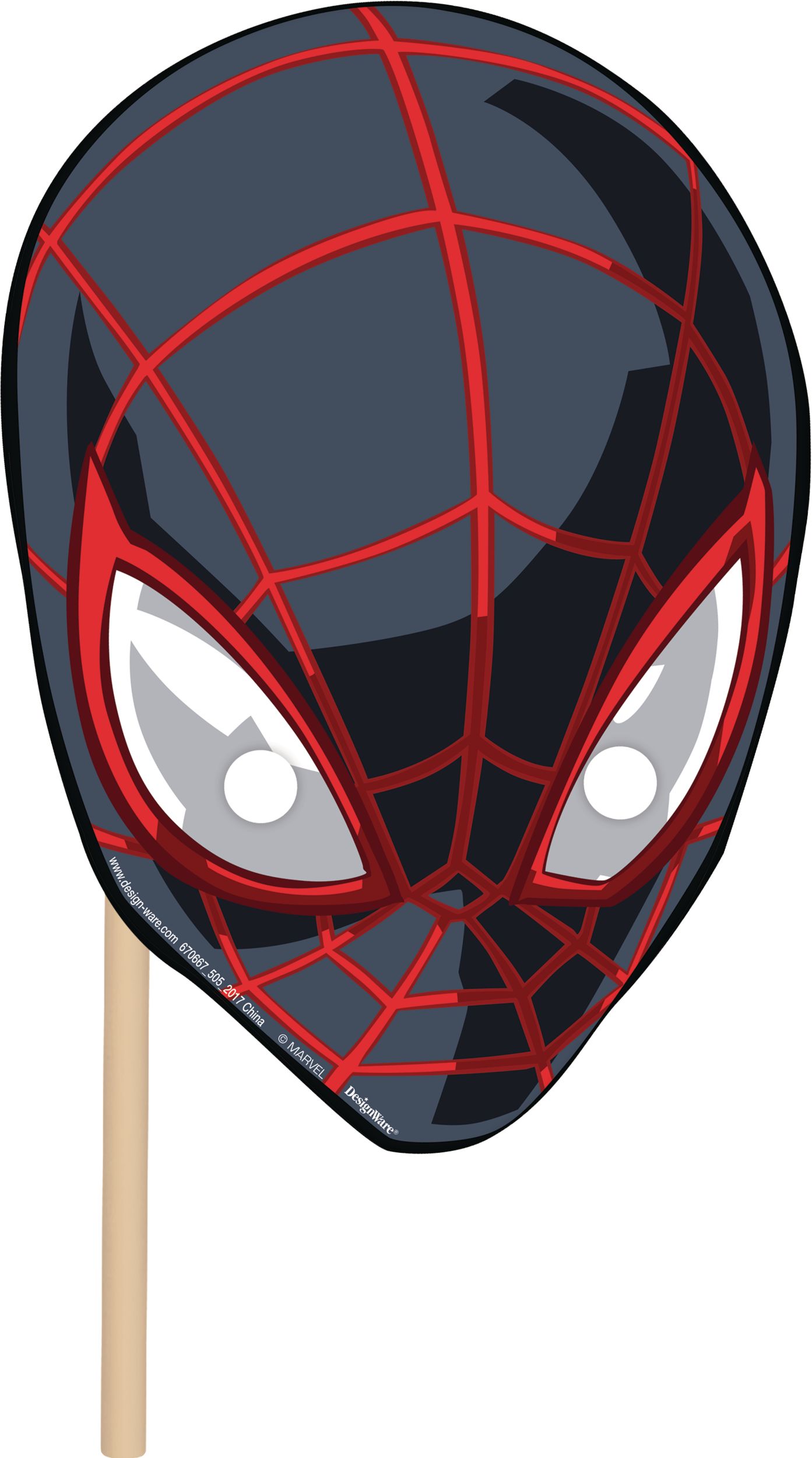 Spider-Man Webbed Wonder Scene Setter with Photo Props Front_Flat