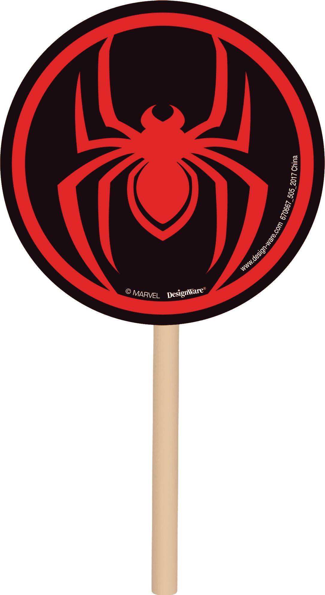 Spider-Man Webbed Wonder Scene Setter with Photo Props Front_Flat