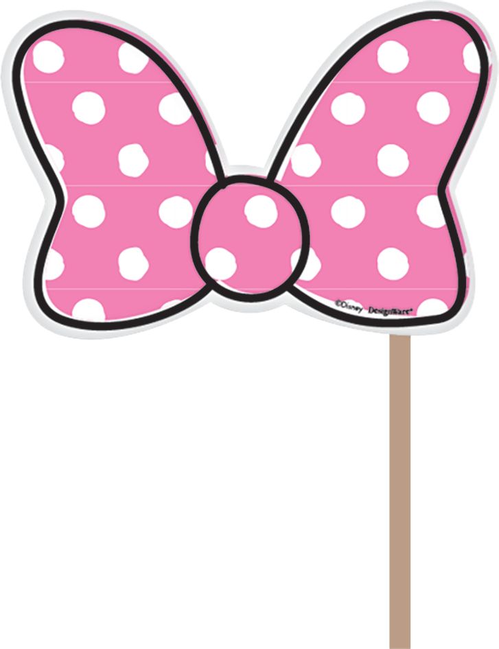 Minnie Mouse Scene Setter with Photo Booth Props Front_Flat