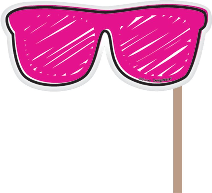 Minnie Mouse Scene Setter with Photo Booth Props Front_Flat