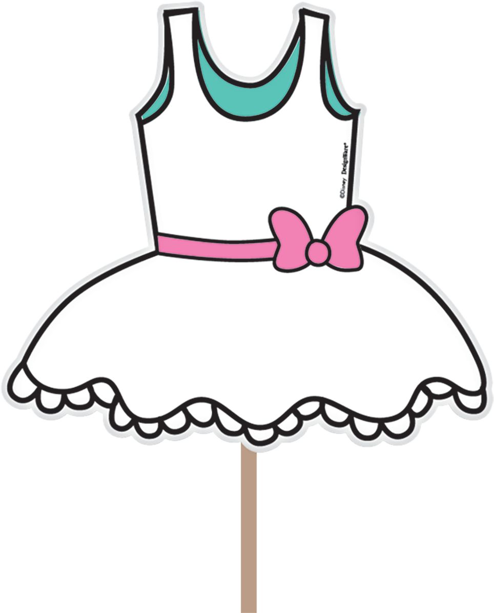 Minnie Mouse Scene Setter with Photo Booth Props Front_Flat