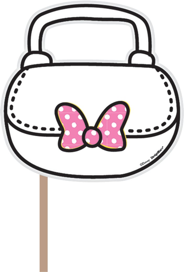 Minnie Mouse Scene Setter with Photo Booth Props Front_Flat