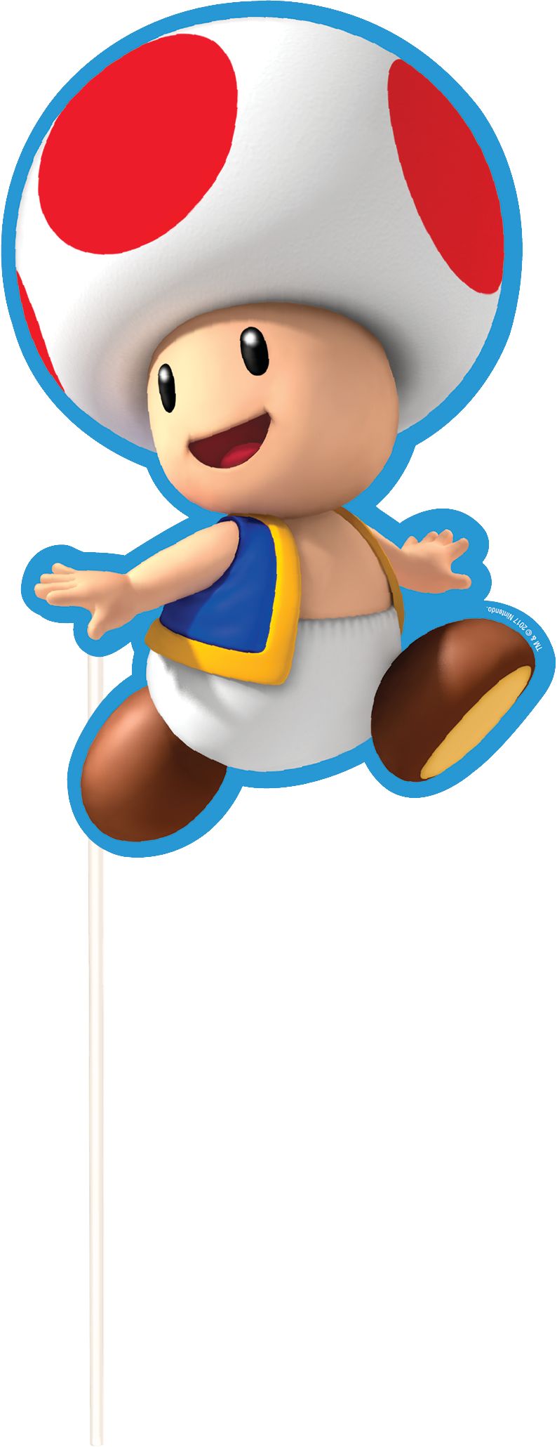 Super Mario Scene Setter with Photo Booth Props Birthday Decoration, 13-pc Front_Flat