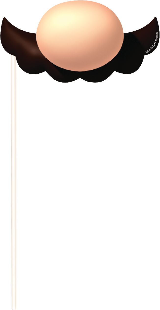 Super Mario Scene Setter with Photo Booth Props Birthday Decoration, 13-pc Front_Flat