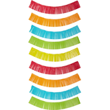 Multicoloured Fringe Banners, 9-pc Front_Flat