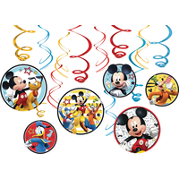 Décorations en spirale Mickey Mouse, paq. 12 Front_Flat