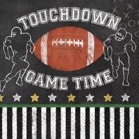 Serviettes de table Game Time football, paq. 36 Front_Flat