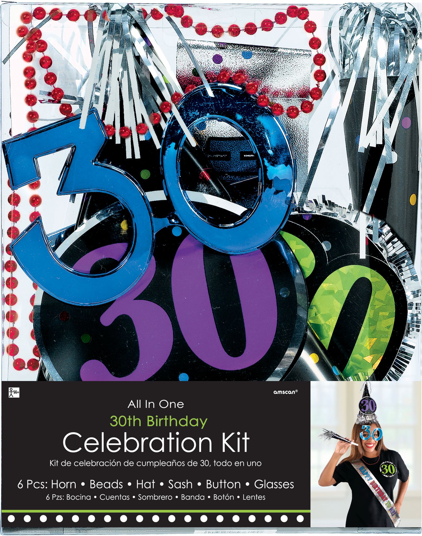 Accessoires 30e anniversaire, paq. 6 Front_Flat