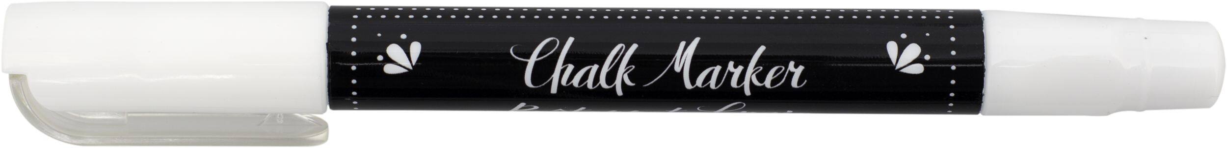 Erasable White Chalk Marker Front_Flat