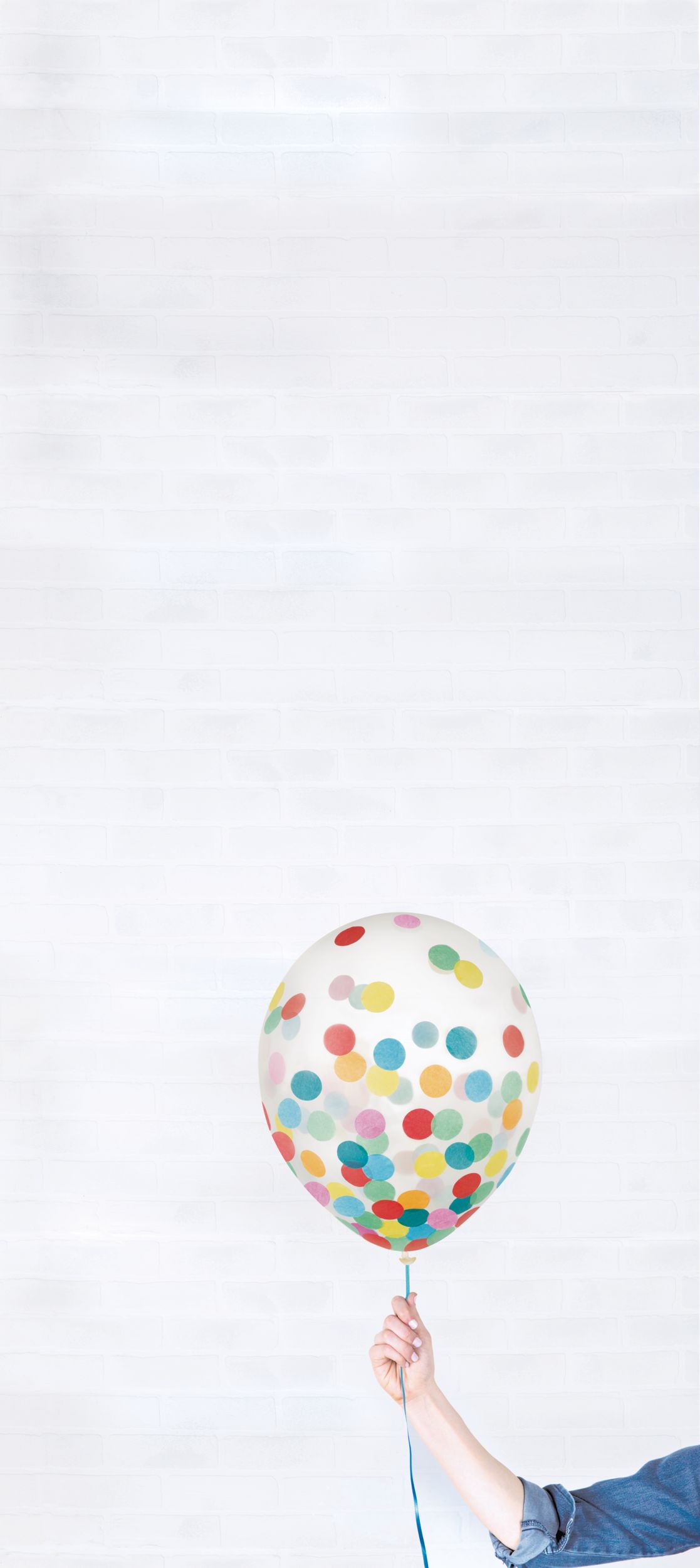 Ballons en latex ronds confettis transparents, rouge/vert/bleu/jaune/vert, 12 po, paq. 6, pour fête d'anniversaire Front_Flat