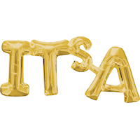 Ballon en aluminium satiné lettres It's A, choix de couleurs, 20 x 9 po, gonflé d'air, pour fête prénatale/dévoilement du sexe Front_Flat
