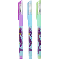 Wishful Mermaid Gel Pens for Birthday Party Favours, 10-pk Overhead_Flat