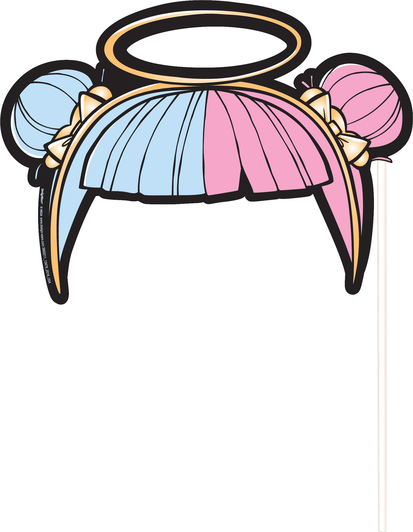 Décor mural avec accessoires de cabine photo pour fête d'anniversaire, L.O.L. Surprise, paq. 16 Front_Flat