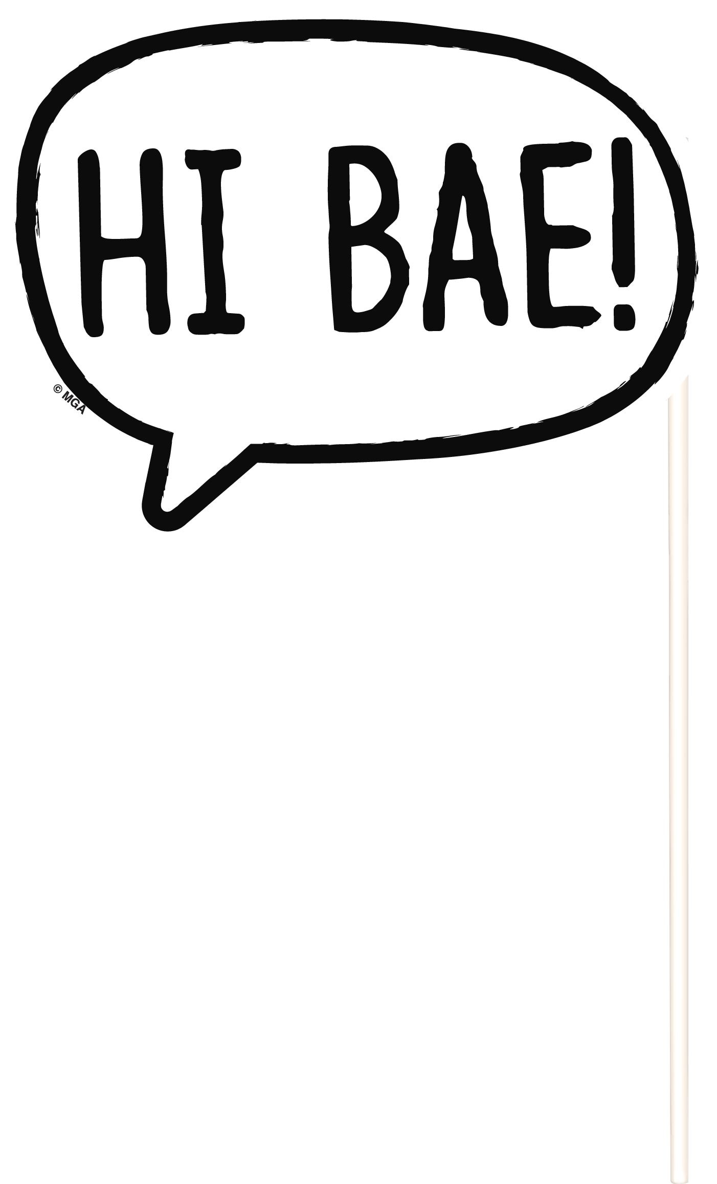 Décor mural avec accessoires de cabine photo pour fête d'anniversaire, L.O.L. Surprise, paq. 16 Front_Flat