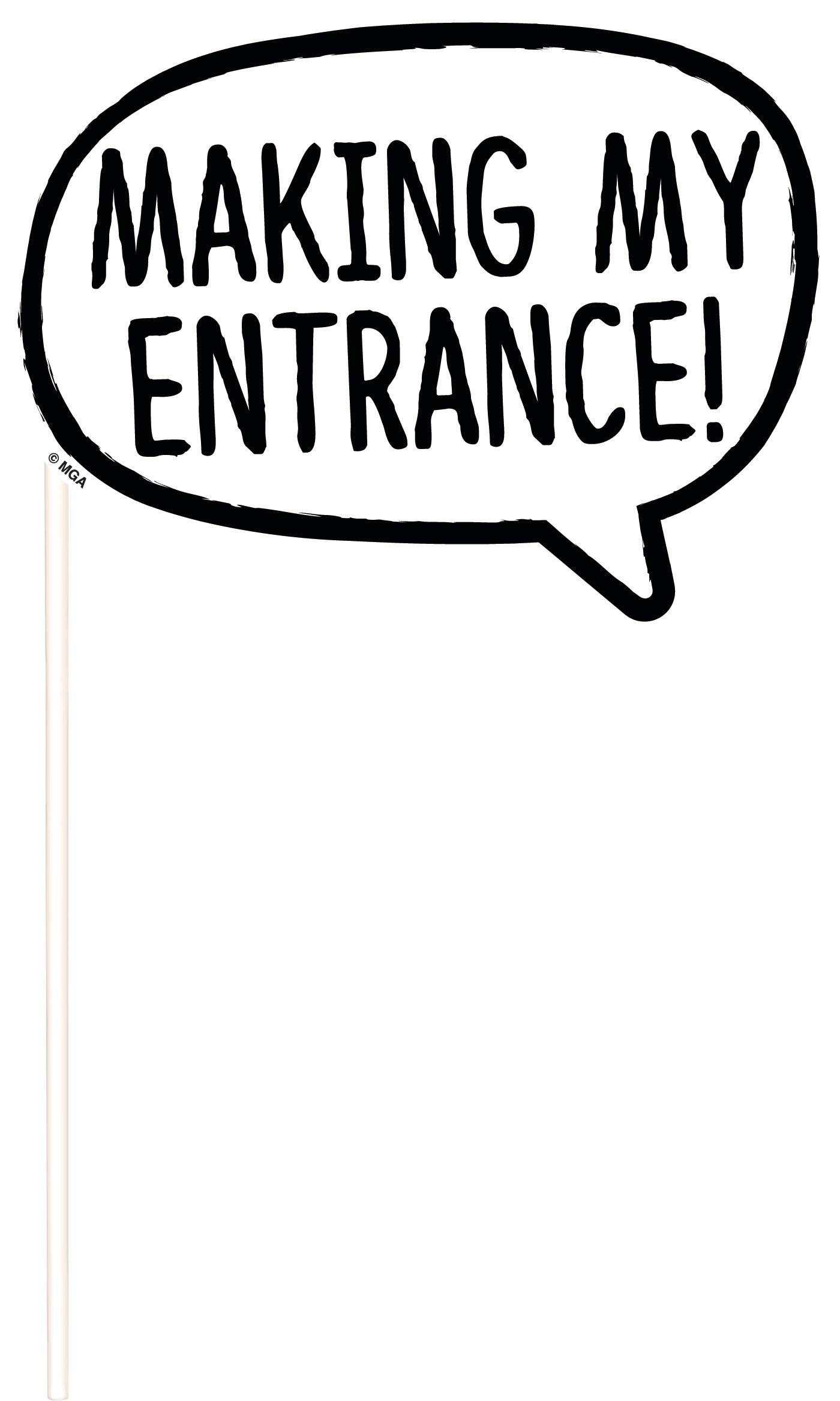 Décor mural avec accessoires de cabine photo pour fête d'anniversaire, L.O.L. Surprise, paq. 16 Front_Flat