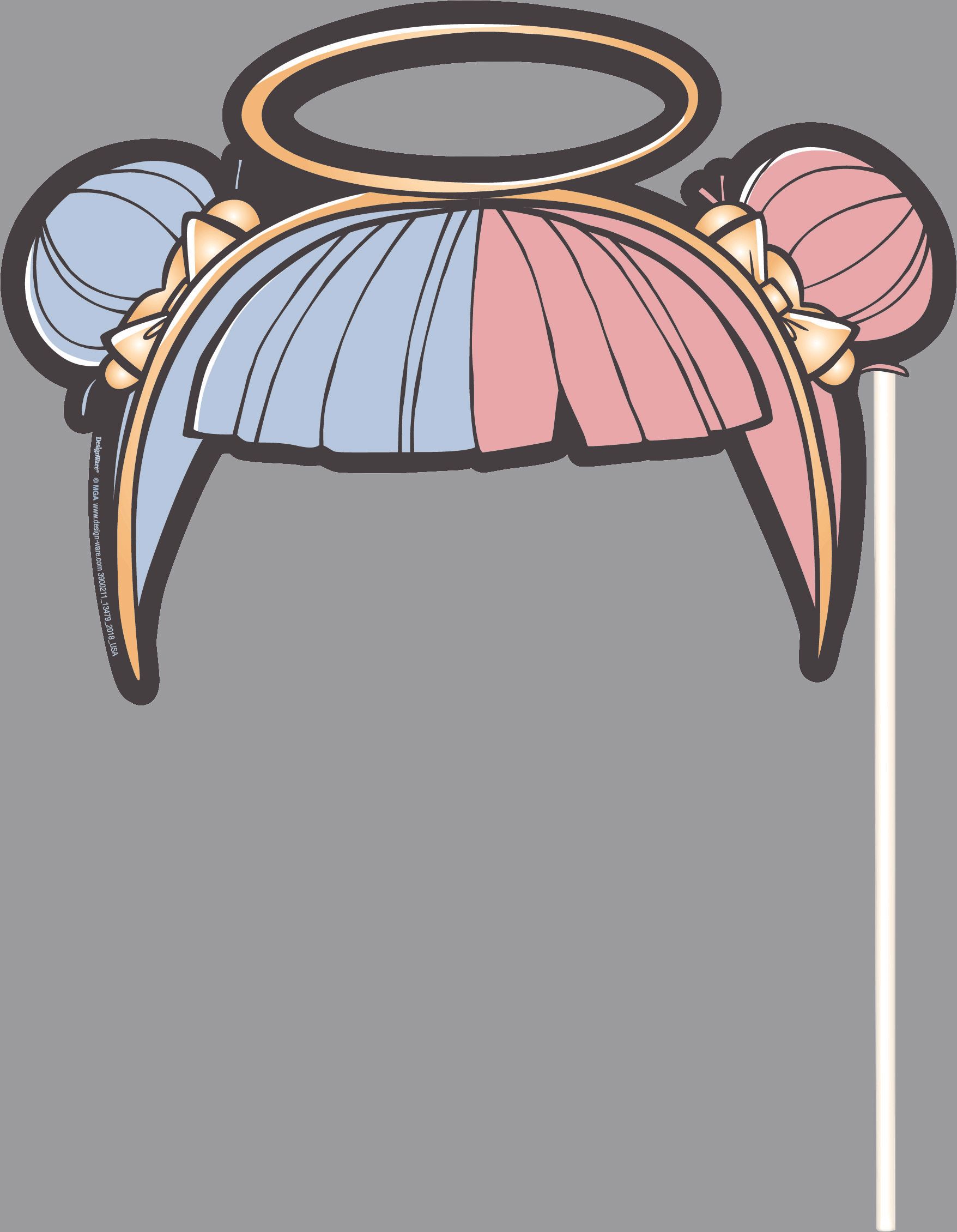 Décor mural avec accessoires de cabine photo pour fête d'anniversaire, L.O.L. Surprise, paq. 16 Front_Flat