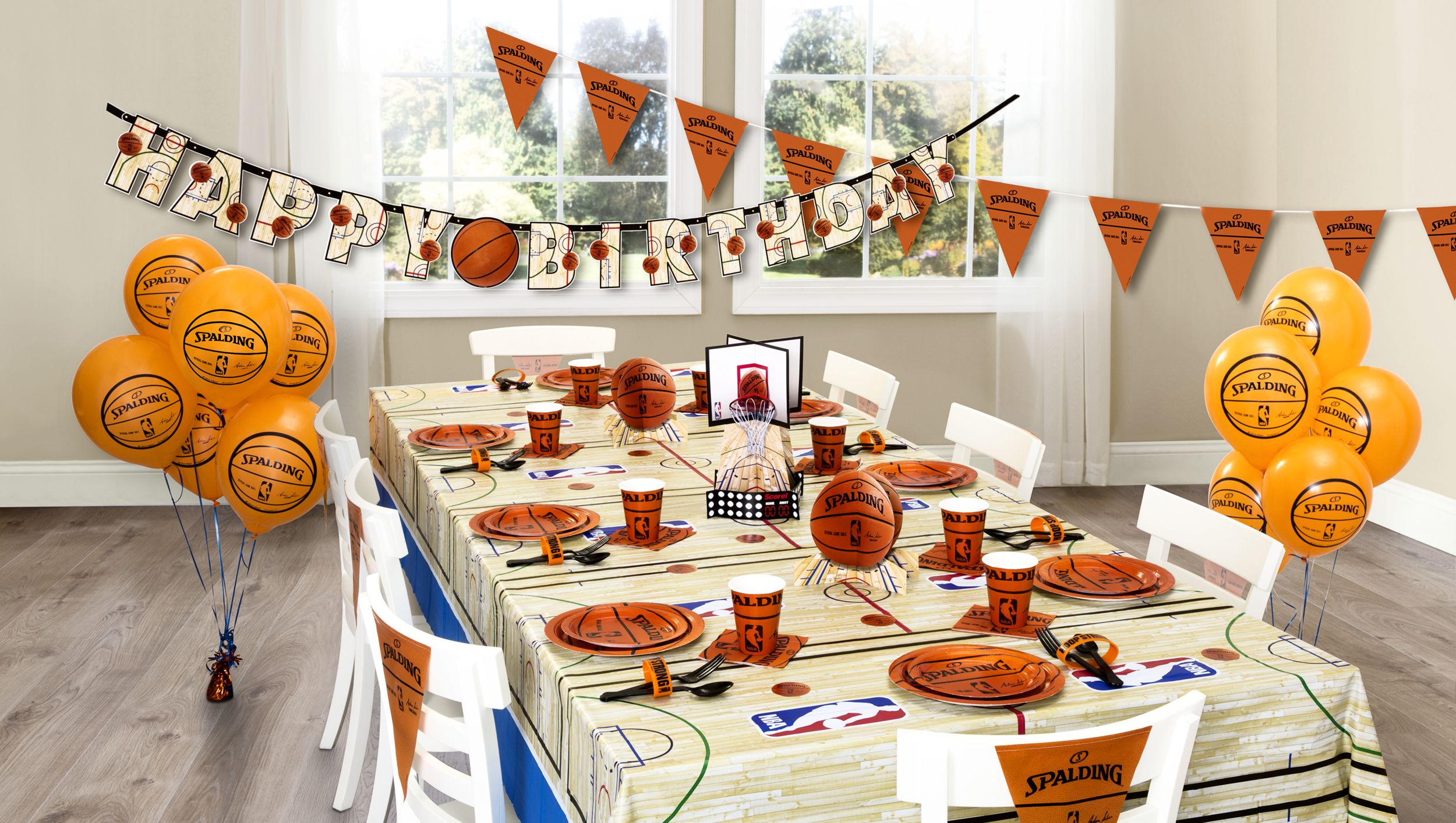 Assiettes de basketball Spalding, paq. 18 Composite_or_Mixed