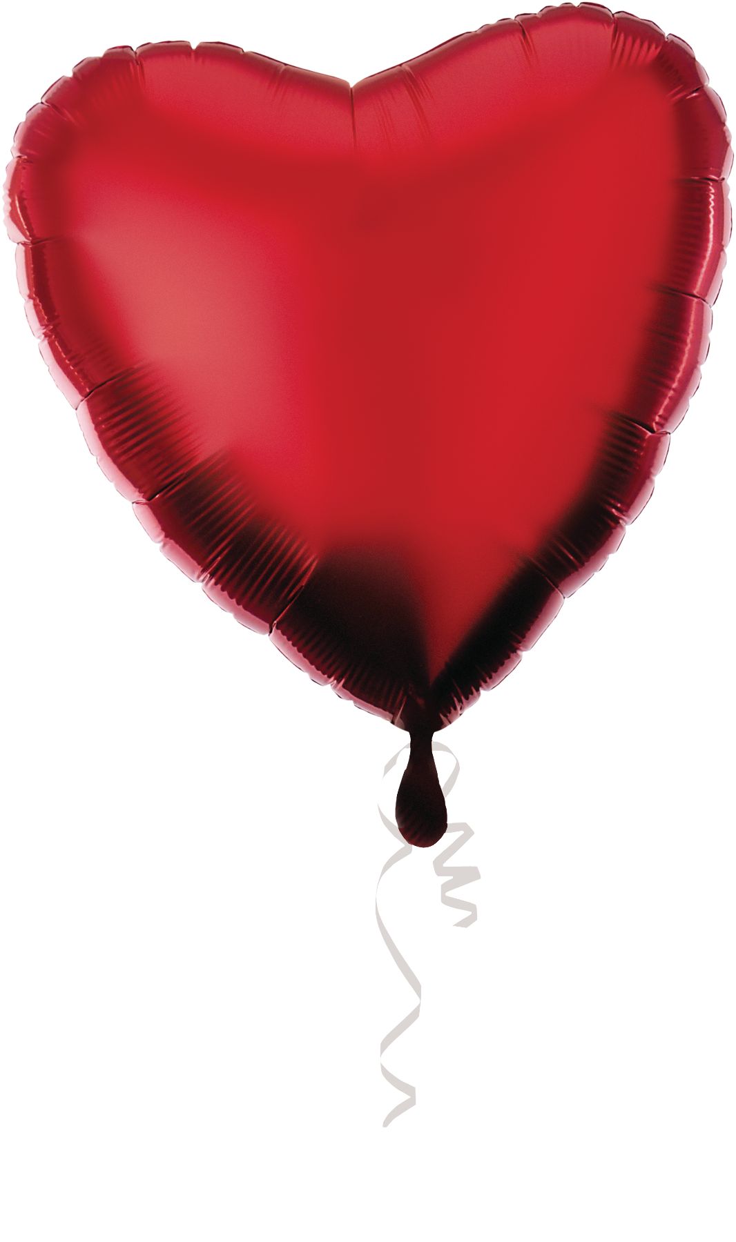 Ballon en aluminium en forme de cœur pour la Saint-Valentin/anniversaire,  gonflage à l'hélium compris, rouge, 17 po
