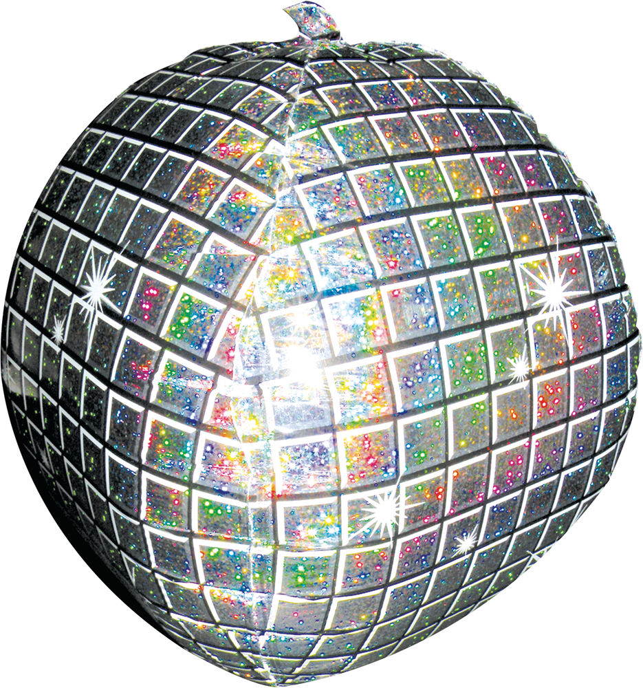 Ballon boule à facette : décoration anniversaire soirée disco