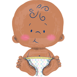 Ballon en aluminium Celebrate Baby, gonflage à l’hélium inclus, 16 x 24 po Front_Flat