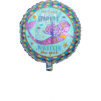 Ballon de sirène prismatique, 17,5 po Front_Flat