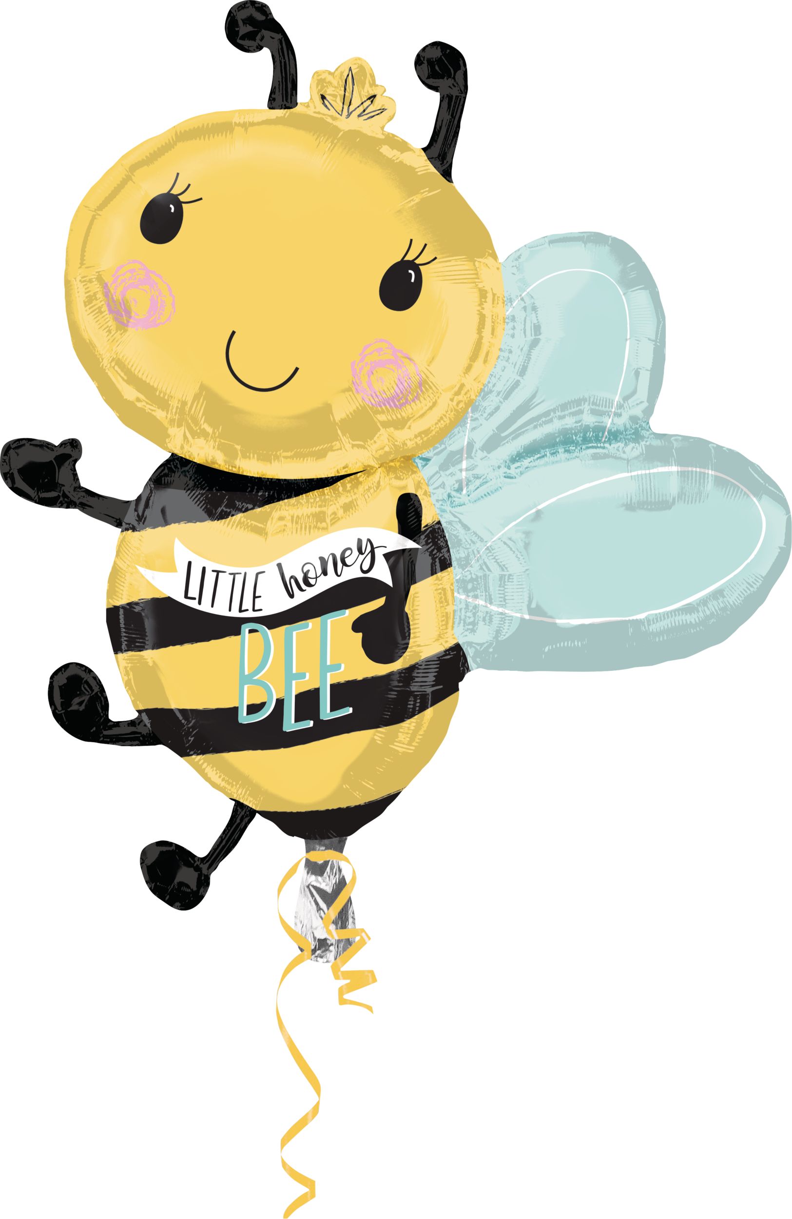 Ballon en forme d'abeille, 43 po Front_Flat