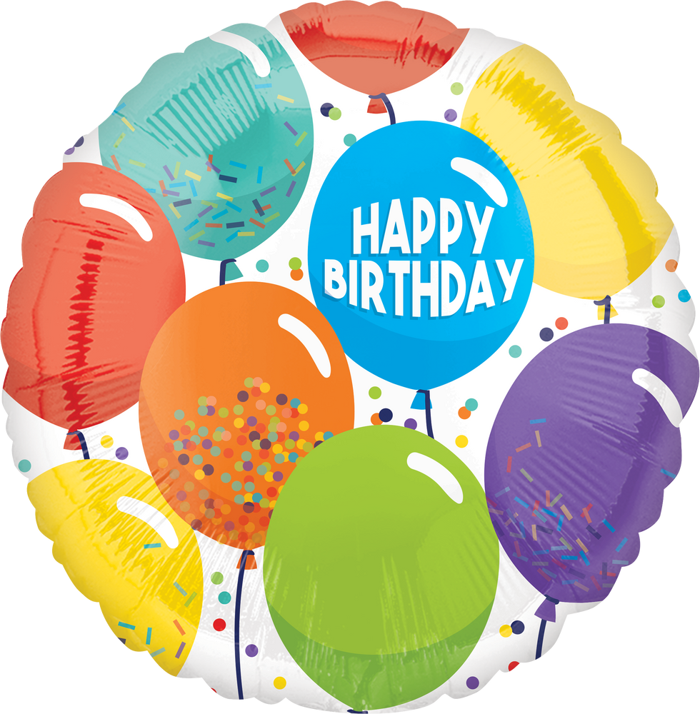 Multicolor Balloons Birthday Balloon Party City