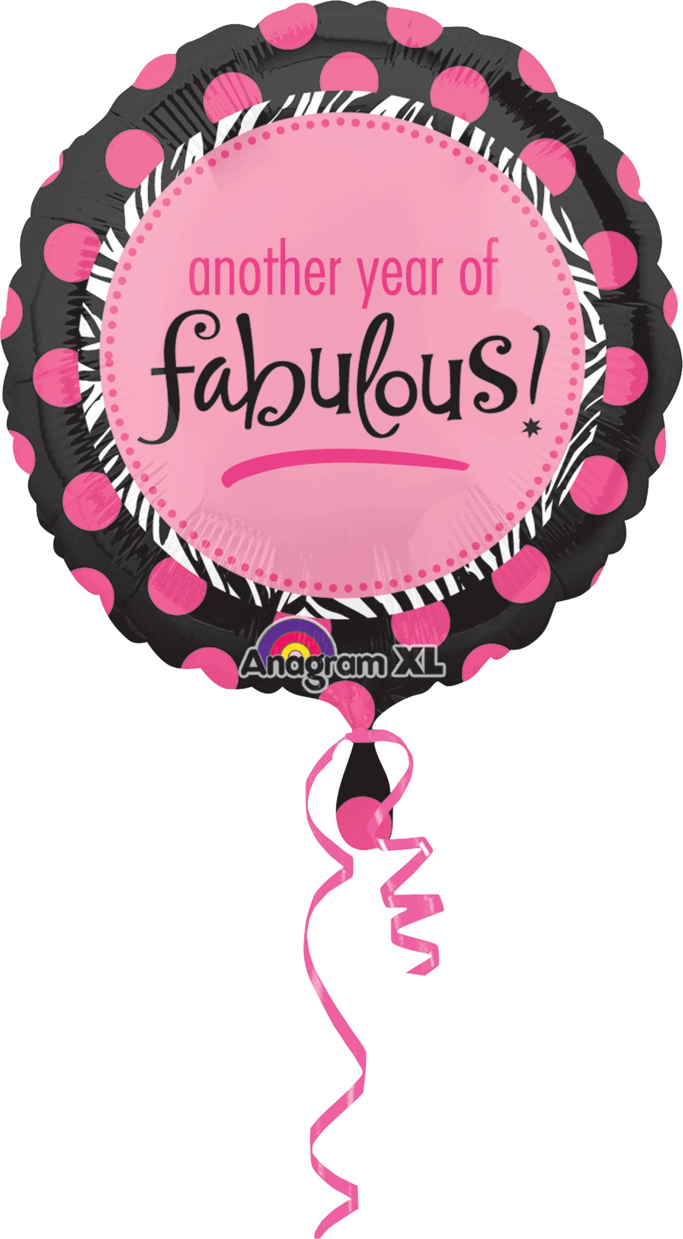 "Happy Birthday" Star Satin Foil Balloon, White/Gold, 17-in, Helium Inflation & Ribbon Included for Birthday Party Front_Flat