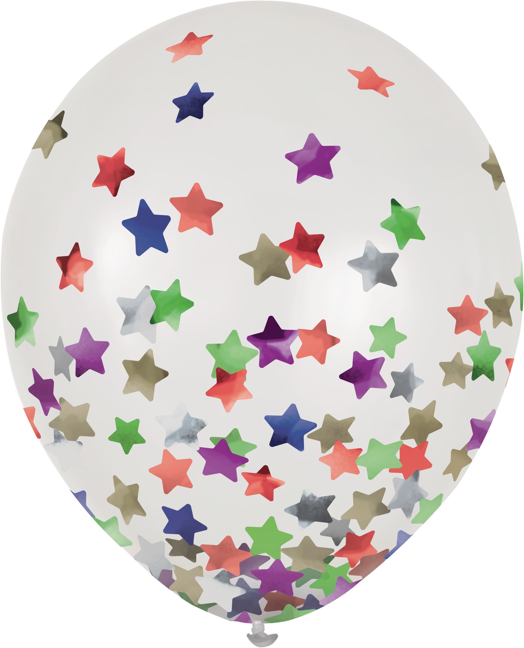 Bouquet de ballons confettis - bleu et argent – Balloon Expert