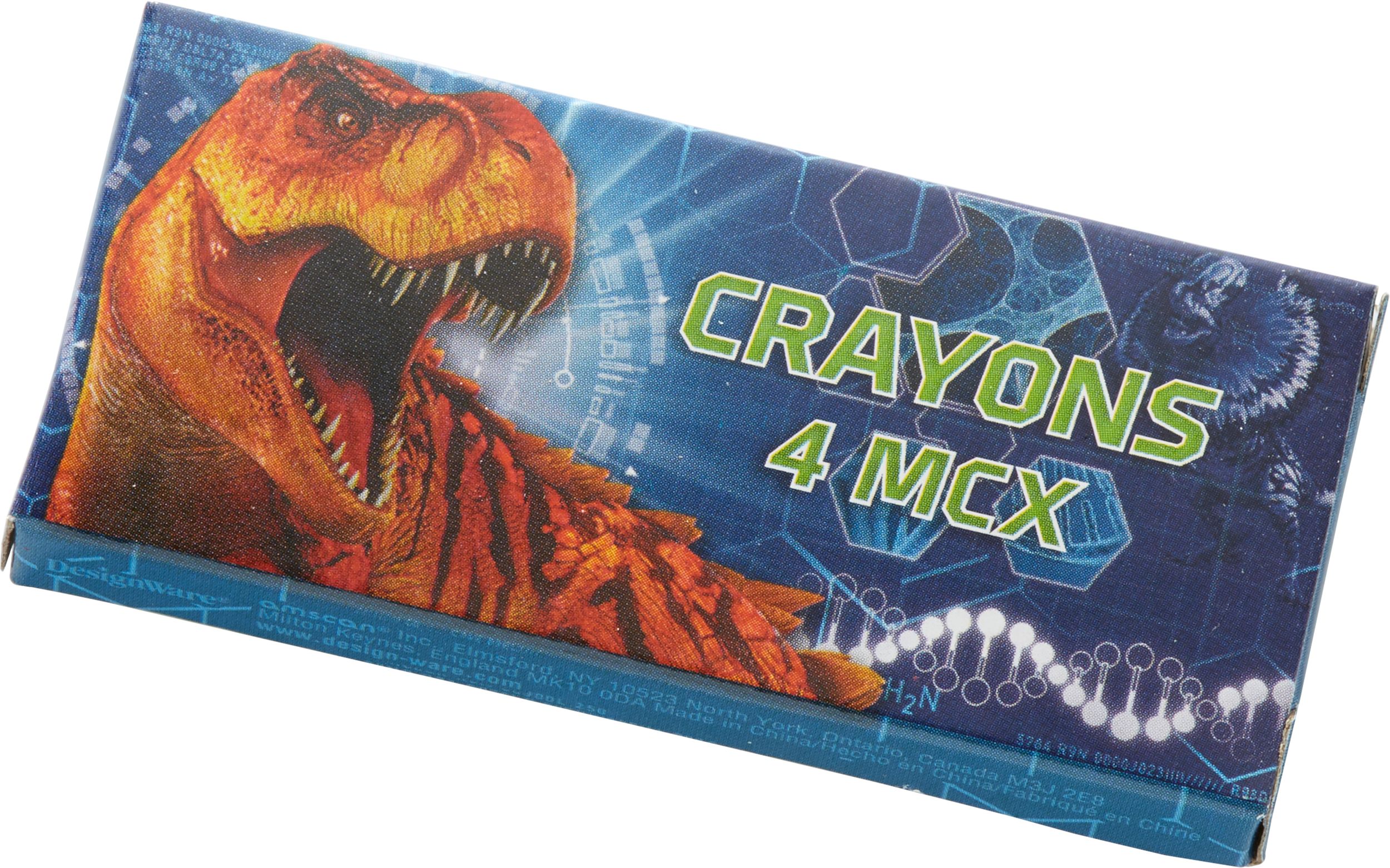 Jurassic World Crayon Boxes for Birthday Party Favours, 12-pk Front_Angled_Left