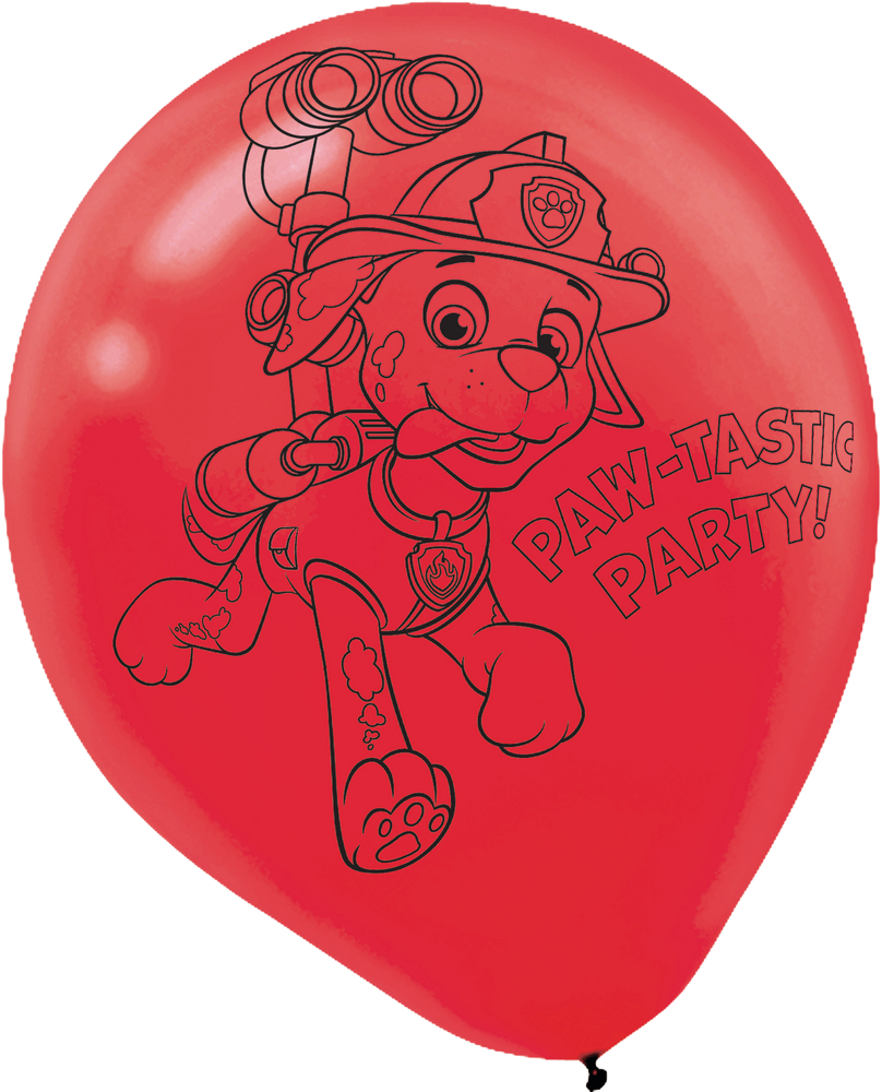Décoration anniversaire Pat Patrouille : kit ballons 6 ans Marcus • La  Boutique Pat Patrouille