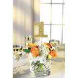 Gold Table Number Centerpiece Sticks, 1-12 Front_Flat