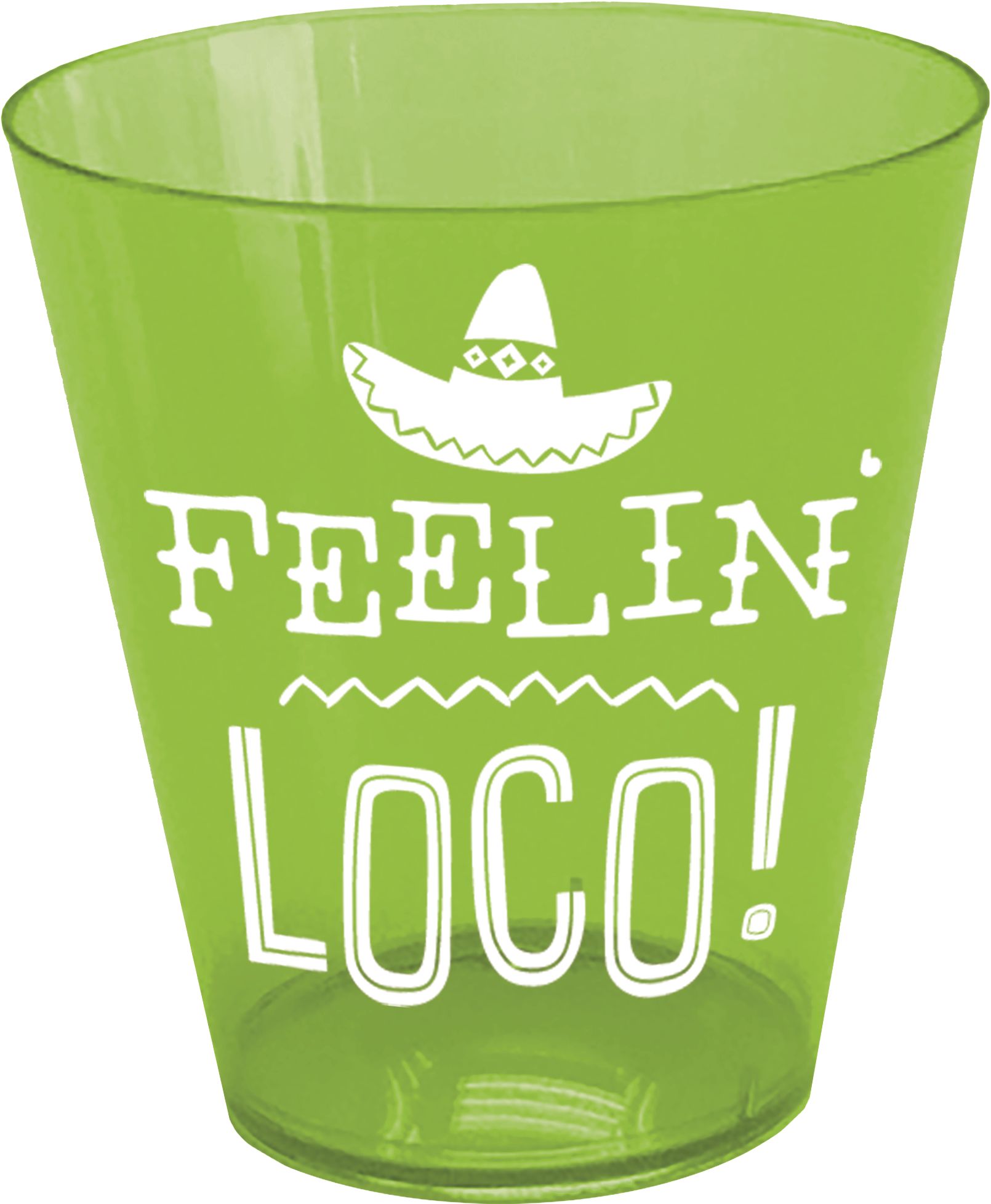Feelin' Loco Shot Glasses, 40-pk Front_Elevated