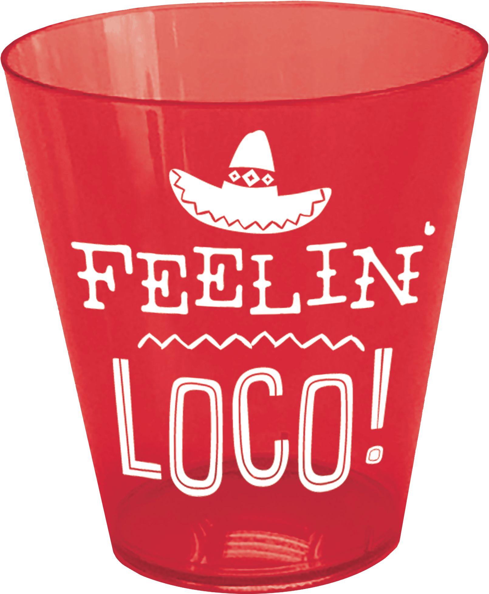 Feelin' Loco Shot Glasses, 40-pk Front_Elevated