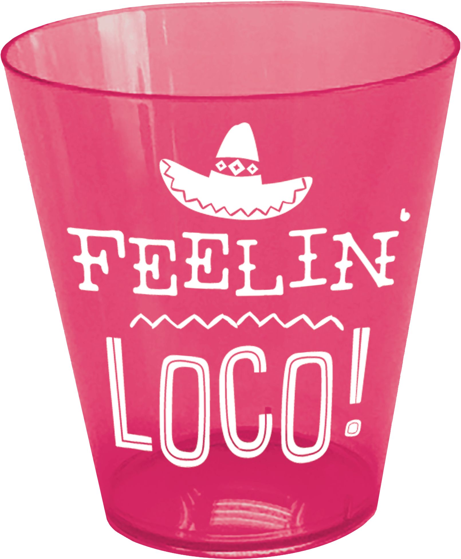 Feelin' Loco Shot Glasses, 40-pk Front_Elevated