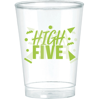 Gobelets en plastique métallisés des années 80, paq. 20 Front_Elevated