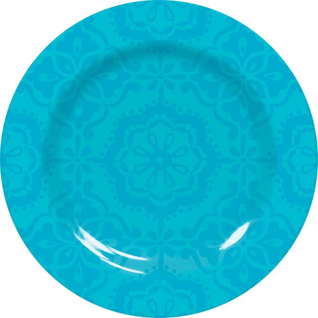 Assiettes à dessert en plastique Fiesta Time, paq. 4 Overhead_Flat