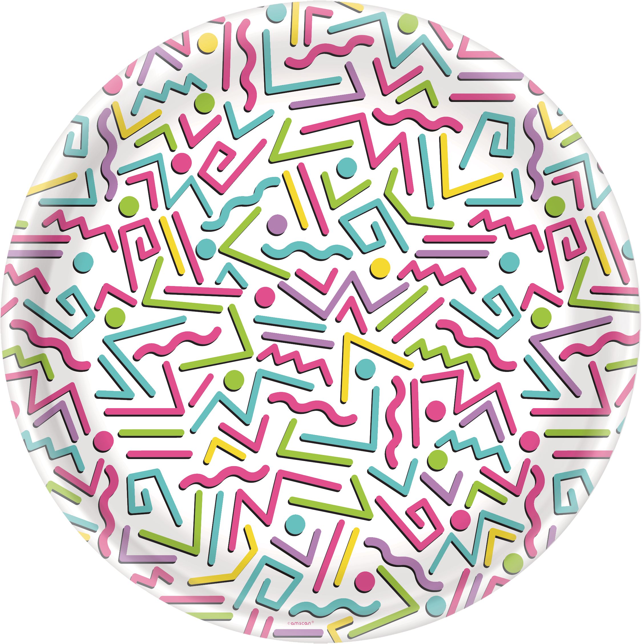 Awesome 80s Serving Tray Overhead_Flat