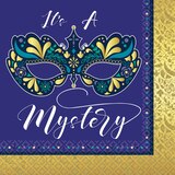 Serviettes de table Mascarade, paq. 16 Overhead_Flat