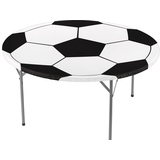 Fitted Soccer Ball Table Cover Front_Elevated