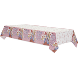 Nappe de table en papier pour fête d'anniversaire, JoJo Siwa, Bows Make Everything Better, rose/blanc Front_Angled_Left