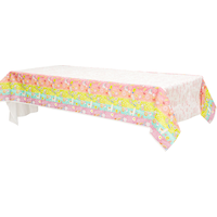 Selfie Celebration Birthday Party Paper Table Cover Front_Angled_Left