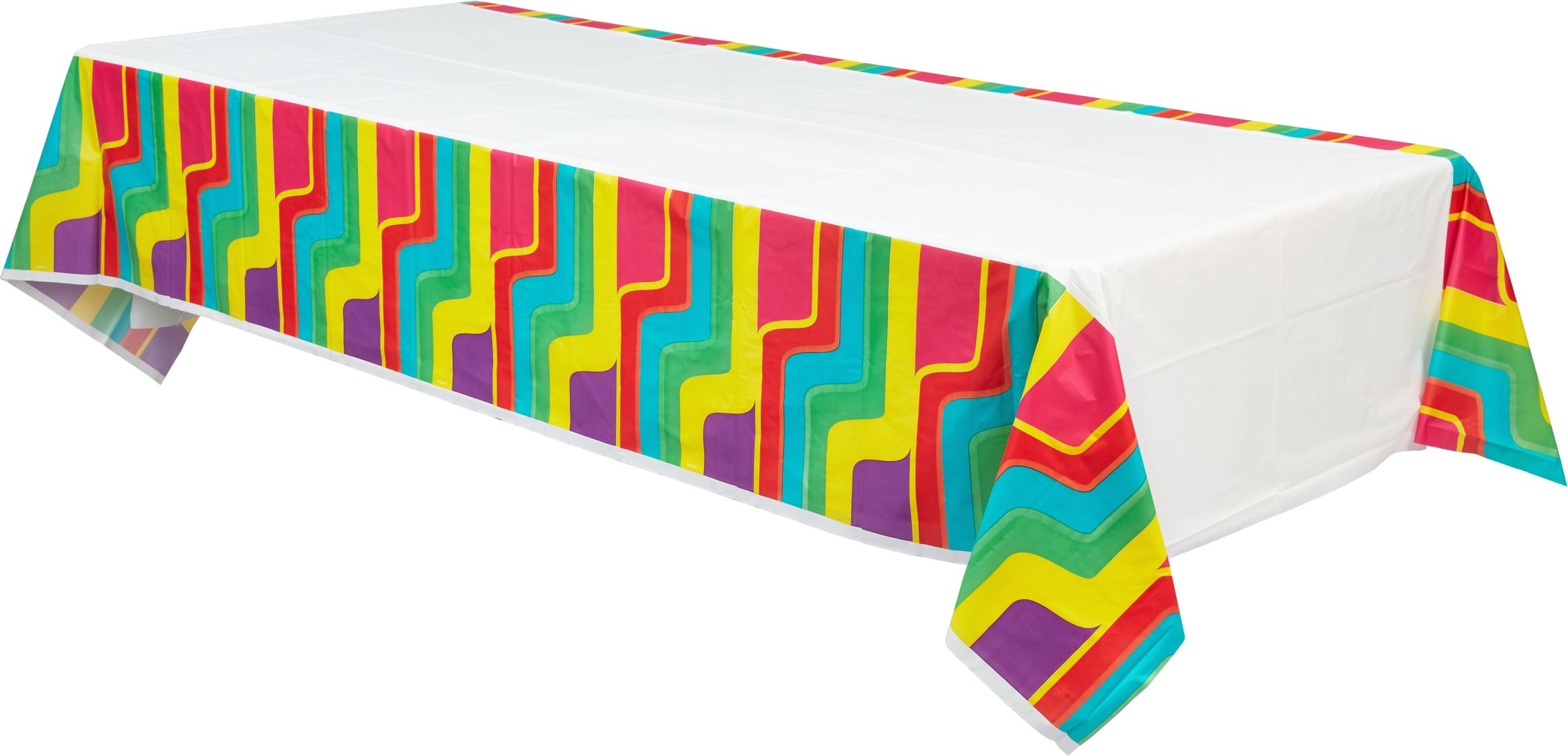 Good Vibes '70s Table Cover Front_Angled_Left