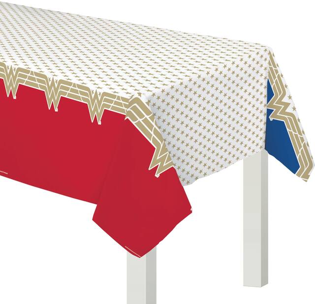 Wonder Woman Table Cover Front_Angled_Left