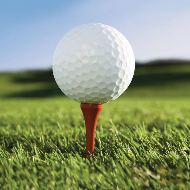 Golf Square Paper Disposable Lunch Napkins, Green/White, 6.5-in, 18-pk, 2-ply, for Sports Party Front_Flat