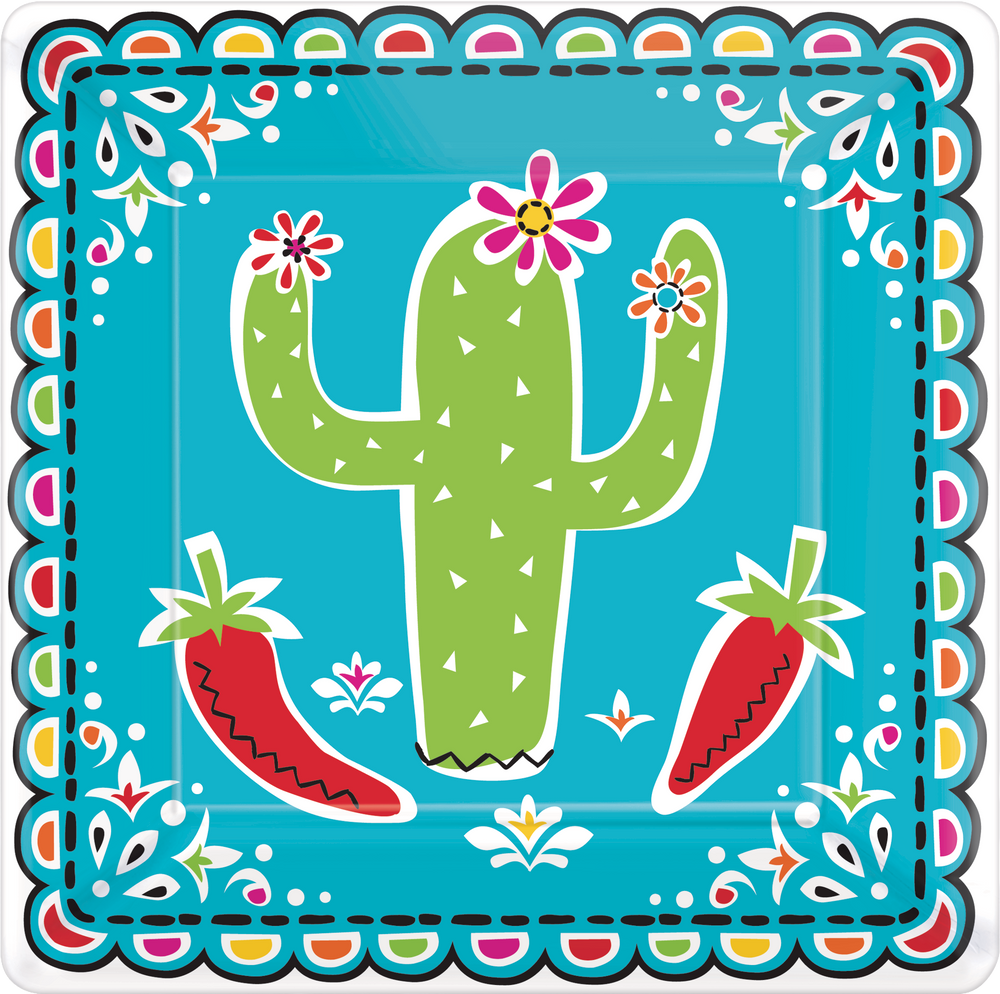 Fiesta Dessert Plates, 18pk Canadian Tire