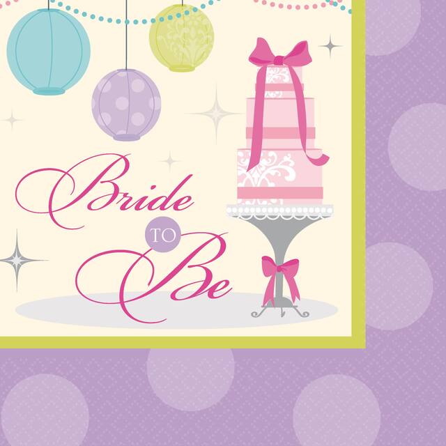 Modern Bride Napkins, 16-pk Front_Flat