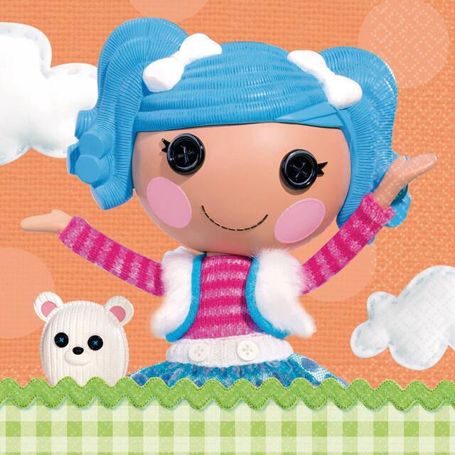 Serviettes à boisson Lalaloopsy, paq. 16 Front_Flat